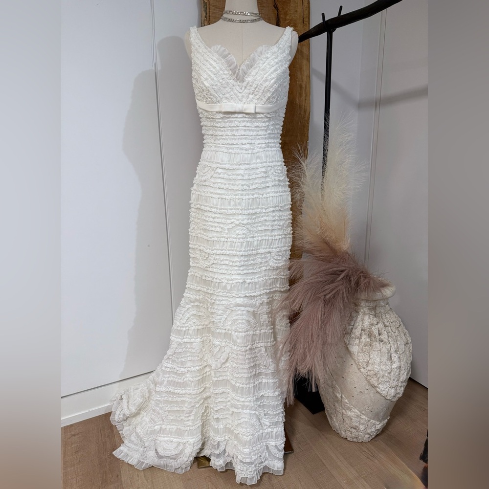 Elegant White Wedding Dress by San Patrick